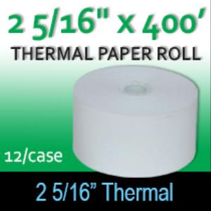 Thermal Paper Roll - 2 5/16" x 400